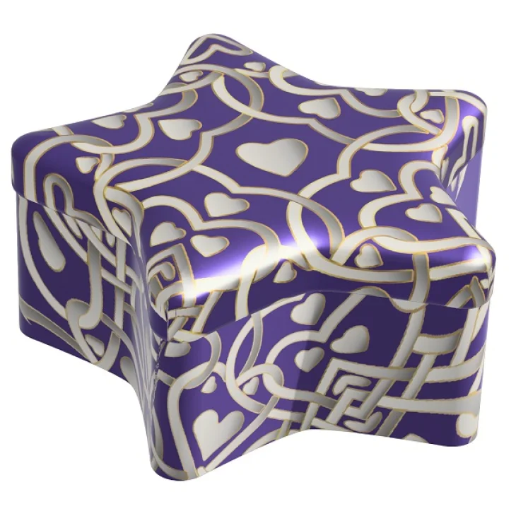 COLORS CANDELA STELLA VIOLA/ARGENTO 95 G