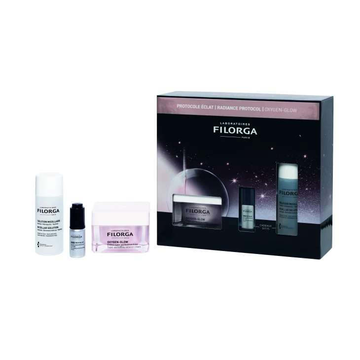 Filorga Cofanetto di Bellezza Oxygen Glow Illuminante Oxygen Glow Crema 50 ml + NCEF Revitalize Serum 5 ml + Soluzione Micellare 50 ml Filorga Cofanetto di Bellezza Oxygen Glow Illuminante Oxygen Glow Crema 50 ml + NCEF Revitalize Serum 5 ml + Soluzione Micellare 50 ml