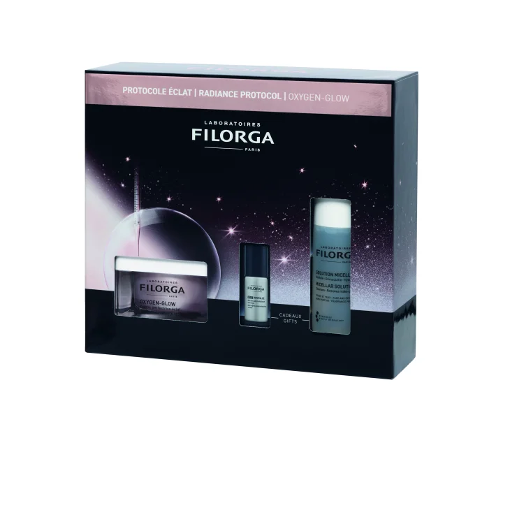 Filorga Cofanetto di Bellezza Oxygen Glow Illuminante Oxygen Glow Crema 50 ml + NCEF Revitalize Serum 5 ml + Soluzione Micellare 50 ml Filorga Cofanetto di Bellezza Oxygen Glow Illuminante Oxygen Glow Crema 50 ml + NCEF Revitalize Serum 5 ml + Soluzione Micellare 50 ml