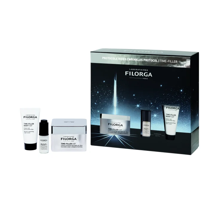 Filorga Cofanetto di Bellezza Time Filler Trattamento Antirughe Time Filler 5XP Crema 50 ML + Time Filler Intensive 5XP 5 ML + Time Filler Night5XP 15 ML Filorga Cofanetto di Bellezza Time Filler Trattamento Antirughe Time Filler 5XP Crema 50 ML + Time Filler Intensive 5XP 5 ML + Time Filler Night5XP 15 ML