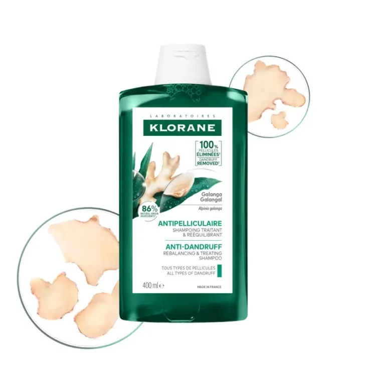 Klorane Shampoo Antiforfora Trattante e Riequilibrante alla Galanga 400 ml