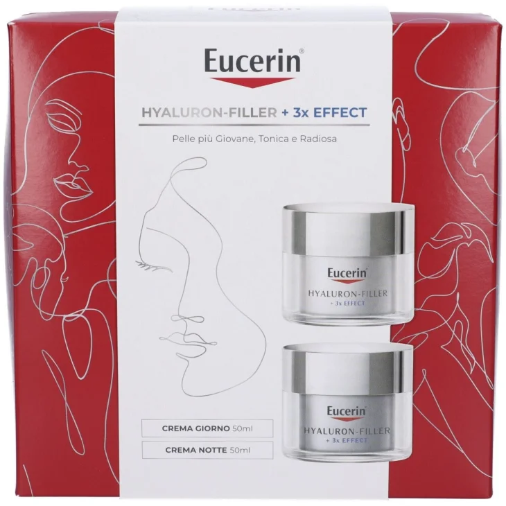 Eucerin Anti Age Cofanetto Hyaluron Filler Giorno Notte 50 ml SPF30 Eucerin Anti Age Cofanetto Hyaluron Filler Giorno Notte 50 ml SPF30