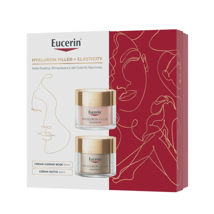 Eucerin Anti-Età Xmas Pack Crema Giorno Rosé SPF30 50 ml e Crema Notte 50 ml Eucerin Anti-Età Xmas Pack Crema Giorno Rosé SPF30 50 ml e Crema Notte 50 ml
