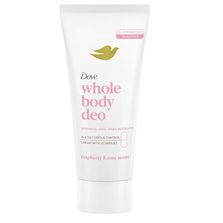 Dove Whole Body Deo Raspberry & Rosa Crema Deodorante per Tutto il Corpo 75 Ml Dove Whole Body Deo Raspberry & Rosa Crema Deodorante per Tutto il Corpo 75 Ml