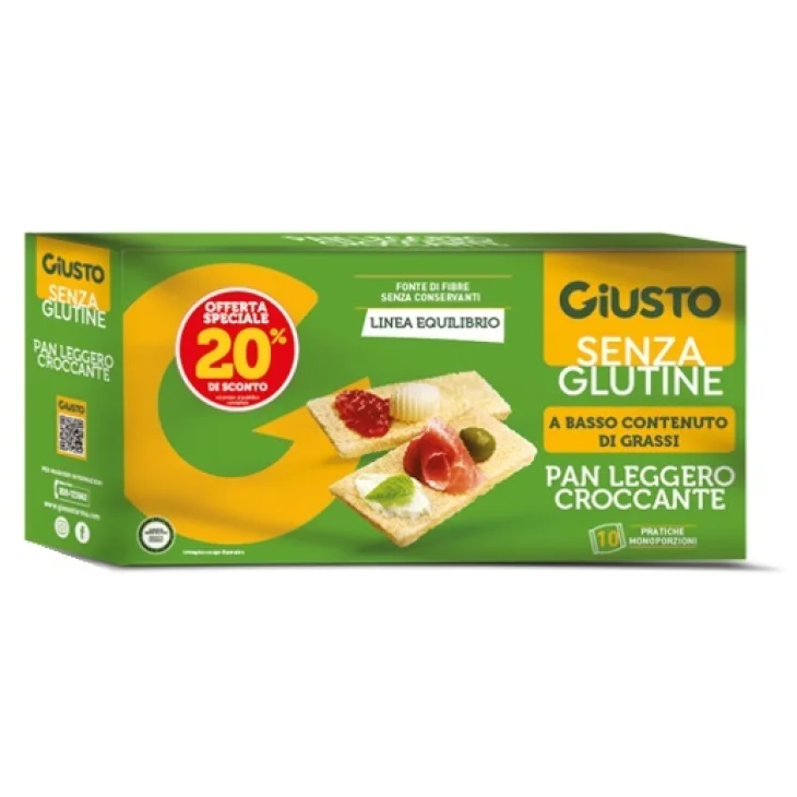 Giusto Equilibrio Senza Glutine Pan Leggero Croccante 250 g Taglio Prezzo Giusto Equilibrio Senza Glutine Pan Leggero Croccante 250 g Taglio Prezzo
