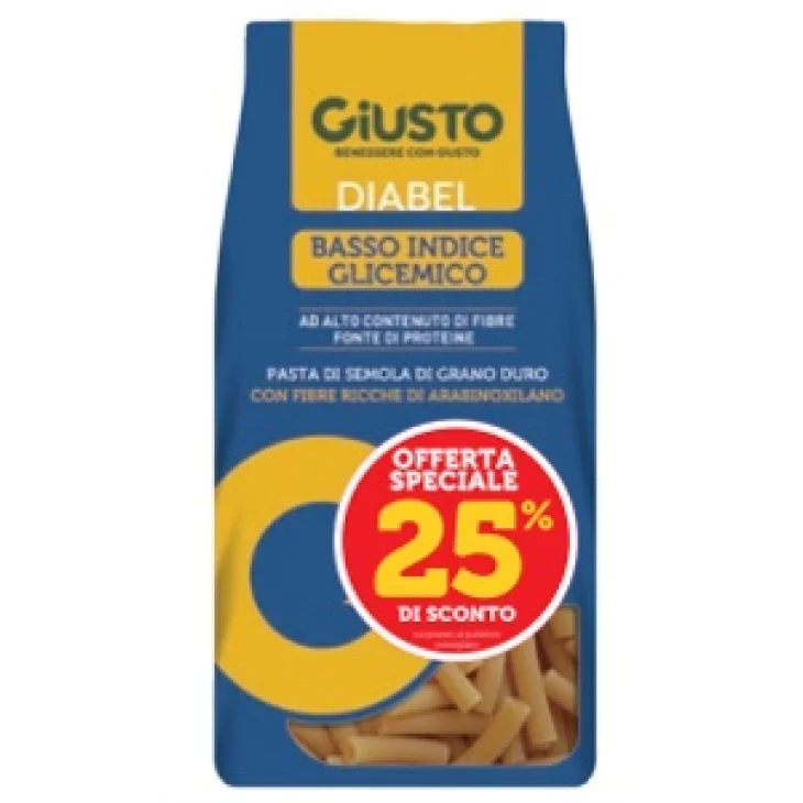 GIUSTO DIABEL SEDANINI RIGATI 400 G TAGLIO PREZZO -25%