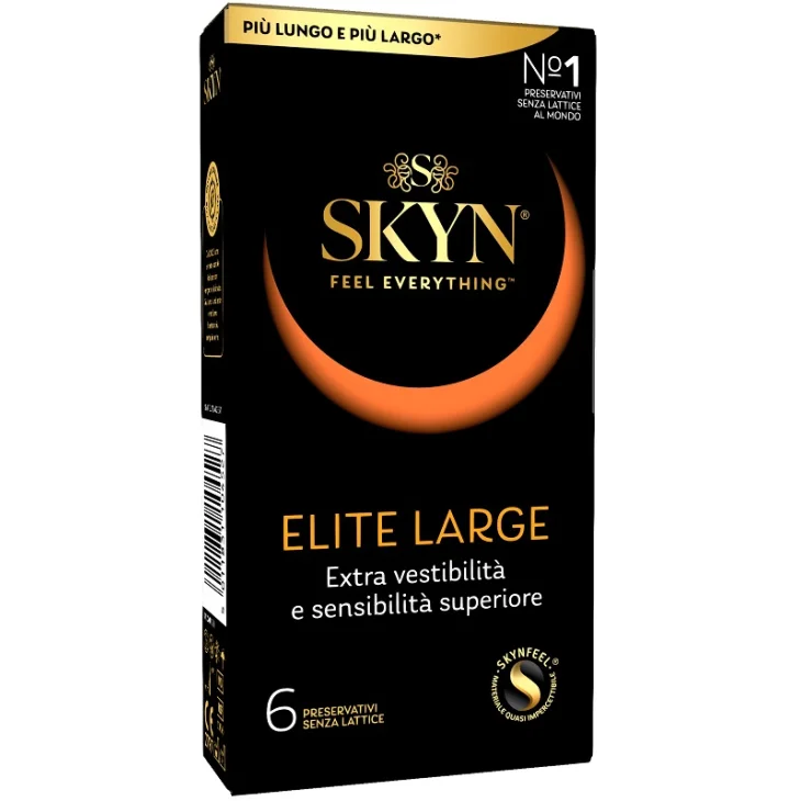 Skyn Elite Large Preservativi con Extra Vestibilit&agrave; e Sensibilit&agrave; Superiore 6 pezzi