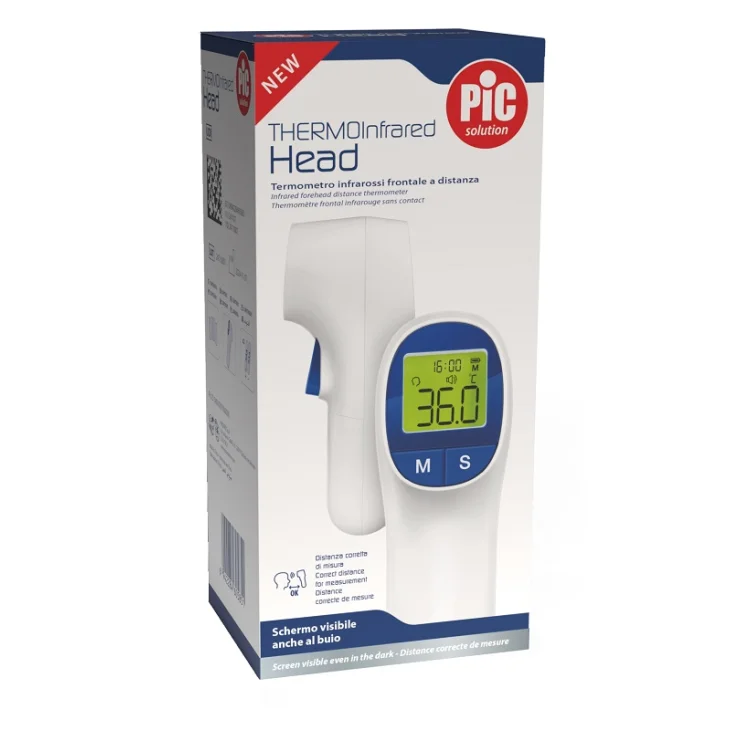 PIC ThermoInfrared Head Termometro Infrarossi Frontale per Misurazione della Temperatura Corporea