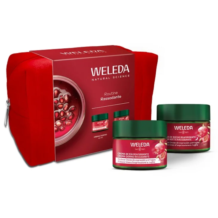 Weleda Cofanetto Rituale Viso Rassodante al Melograno Crema Giorno 40 ml e Crema Notte 40 ml
