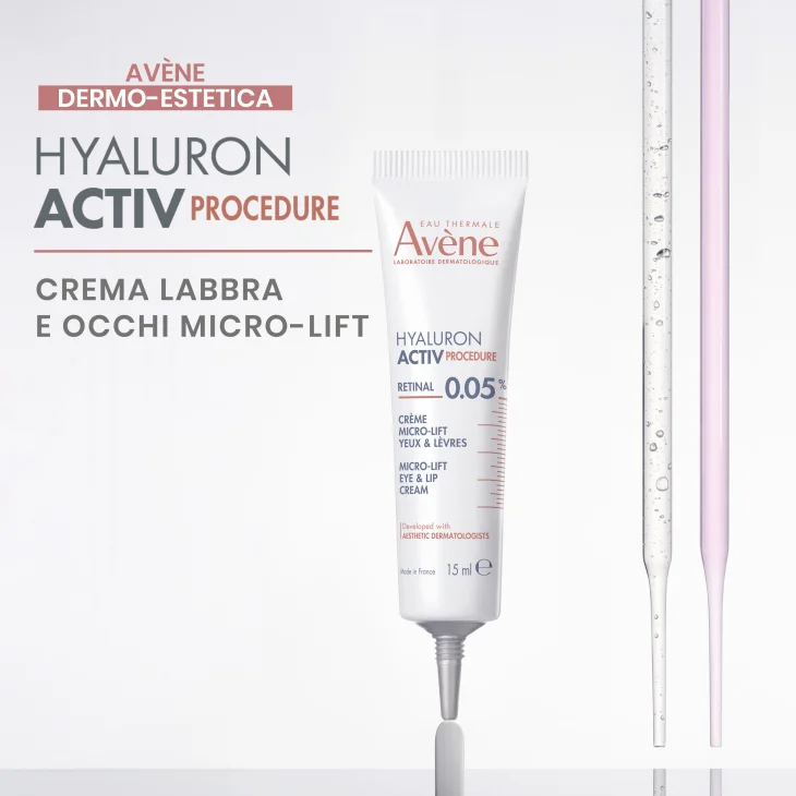 Avène Eau Thermale Hyaluron Activ Procedure Micro-Lift Crema Labbra & Occhi 15ml Avène Eau Thermale Hyaluron Activ Procedure Micro-Lift Crema Labbra & Occhi 15ml
