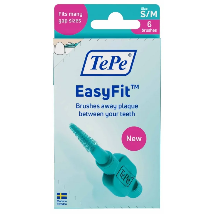 Tepe Easyfit S/M Scovolino Interdentale per Pulizia Profonda 6 pezzi