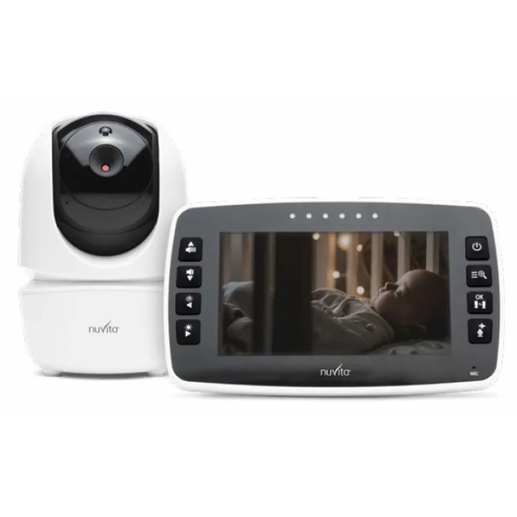 Nuvita Video Baby Monitor Digitale Wireless con Tecnologia 2.4 GHZ 4,3 Pollici Telecamera Direzionale Nuvita Video Baby Monitor Digitale Wireless con Tecnologia 2.4 GHZ 4,3 Pollici Telecamera Direzionale