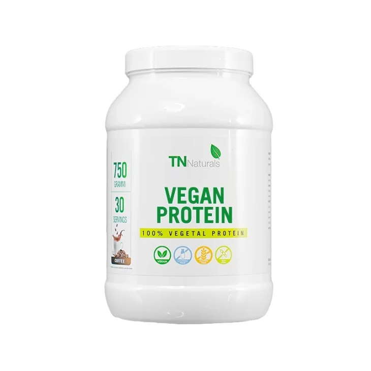 Tsunami Nutrition Vegan Protein Integratore di Proteine Gusto Caff&egrave; 750 g
