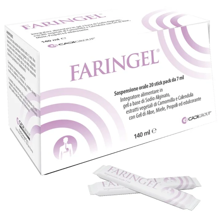Faringel Integratore per il Reflusso Gastro-Esofageo 20 bustine Faringel Integratore per il Reflusso Gastro-Esofageo 20 bustine
