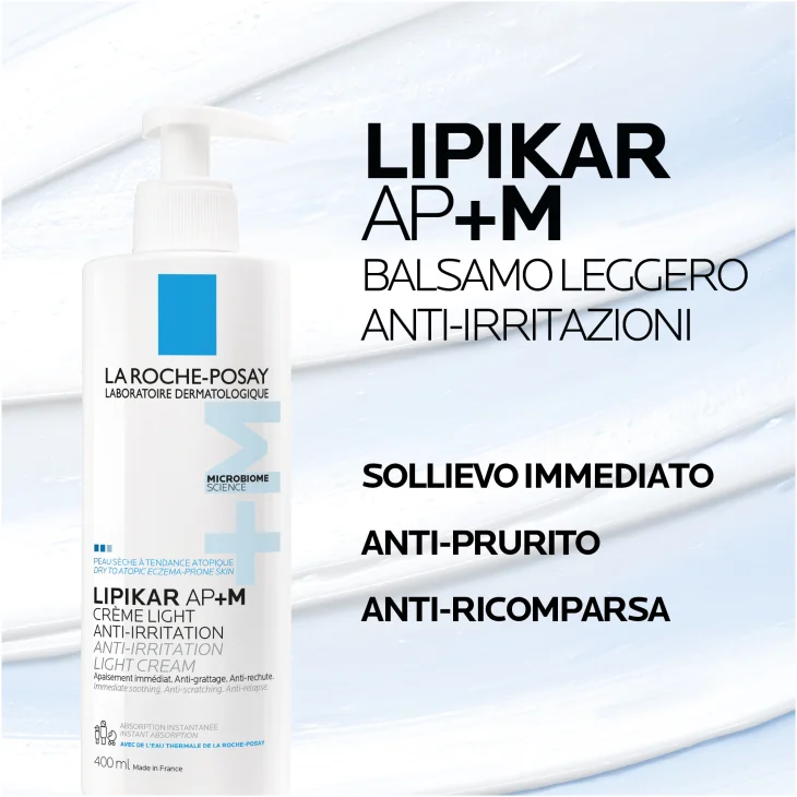 La Roche Posay Lipikar AP+M Balsamo Leggero Anti-irritazioni 400 ml La Roche Posay Lipikar AP+M Balsamo Leggero Anti-irritazioni 400 ml