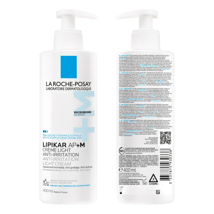 La Roche Posay Lipikar AP+M Balsamo Leggero Anti-irritazioni 400 ml La Roche Posay Lipikar AP+M Balsamo Leggero Anti-irritazioni 400 ml