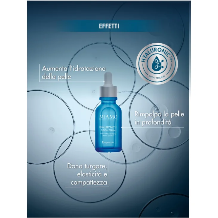 Miamo Hyaluronic14+ Fusion Serum Siero Viso Antirughe 10 ml Miamo Hyaluronic14+ Fusion Serum Siero Viso Antirughe 10 ml