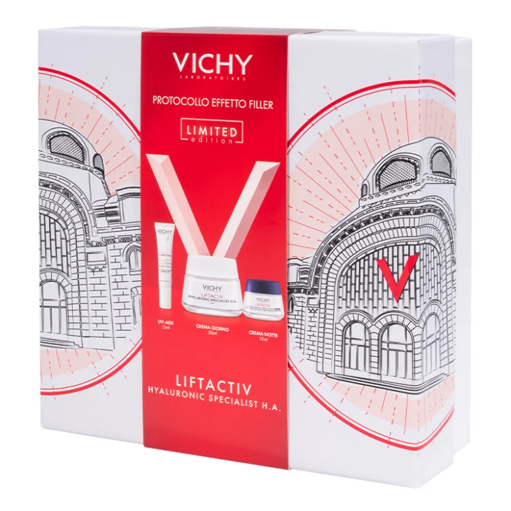 Vichy Cofanetto Spa Protocollo Antirughe Liftactiv H.A. Crema PNM 50ml + UVAGE 15ml + Crema Notte 15ml