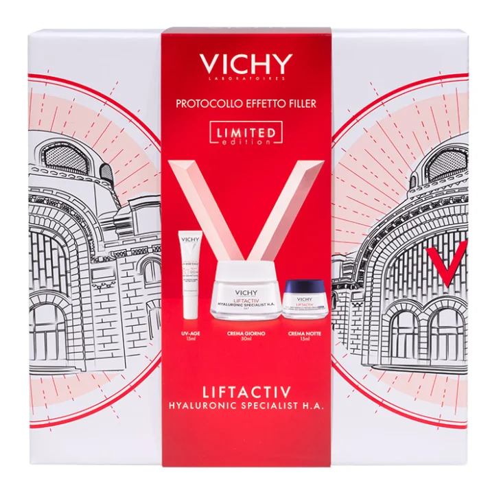 Vichy Cofanetto Spa Protocollo Antirughe Liftactiv H.A. Crema PNM 50ml + UVAGE 15ml + Crema Notte 15ml