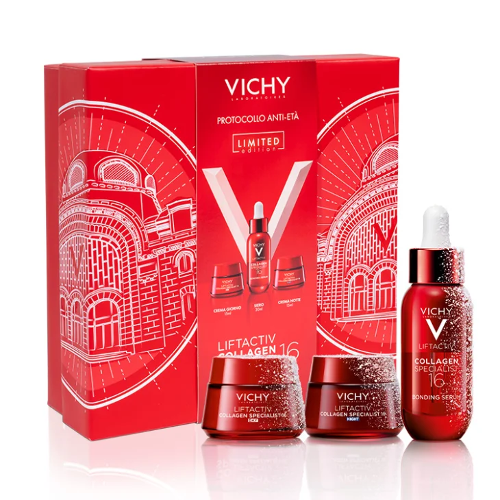 Vichy Cofanetto Spa Protocollo Antietà Liftactiv Collagen Specialist 16 Siero 30ml + Crema Giorno 15ml + Crema Notte 15ml
