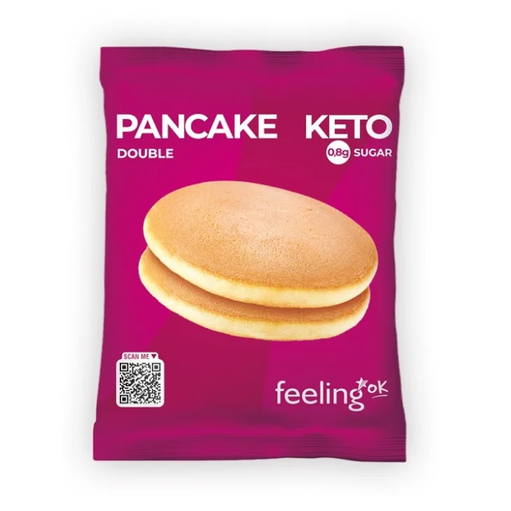 FeelingOk Pancake Keto Naturale Senza Ripieno 50 g