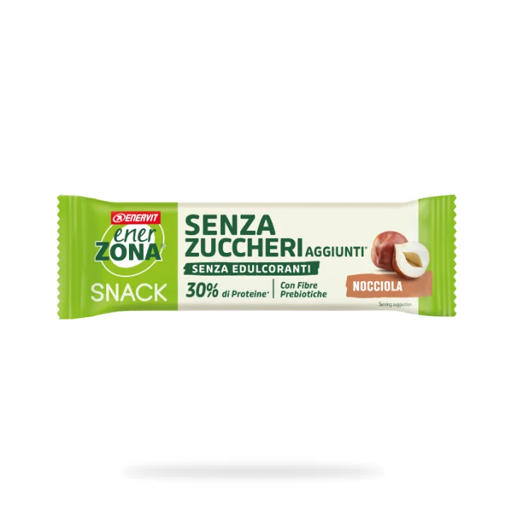 Enerzona Snack Barretta Proteica Senza Zuccheri Aggiunti Gusto Nocciola 33 g