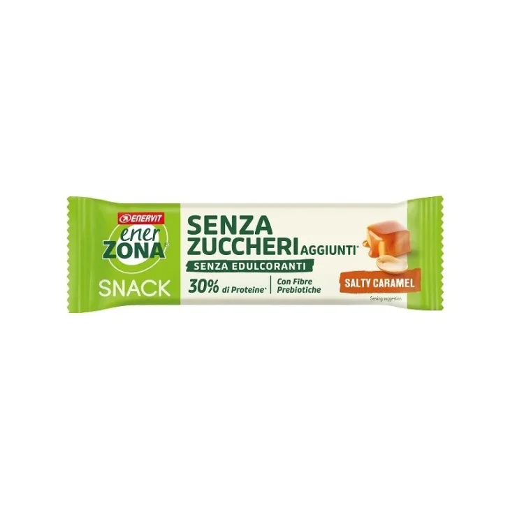 Enerzona Snack Barretta Proteica Senza Zuccheri Aggiunti Gusto Salty Caramel 33 g