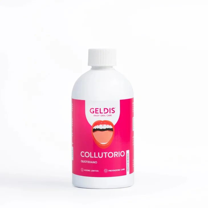 Geldis Collutorio Quotidiano Aroma Frutti di Bosco 500 ml Geldis Collutorio Quotidiano Aroma Frutti di Bosco 500 ml