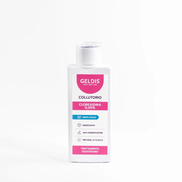 Geldis Collutorio Clorexidina 0,05% Gusto Menta Dolce 200 ml Geldis Collutorio Clorexidina 0,05% Gusto Menta Dolce 200 ml