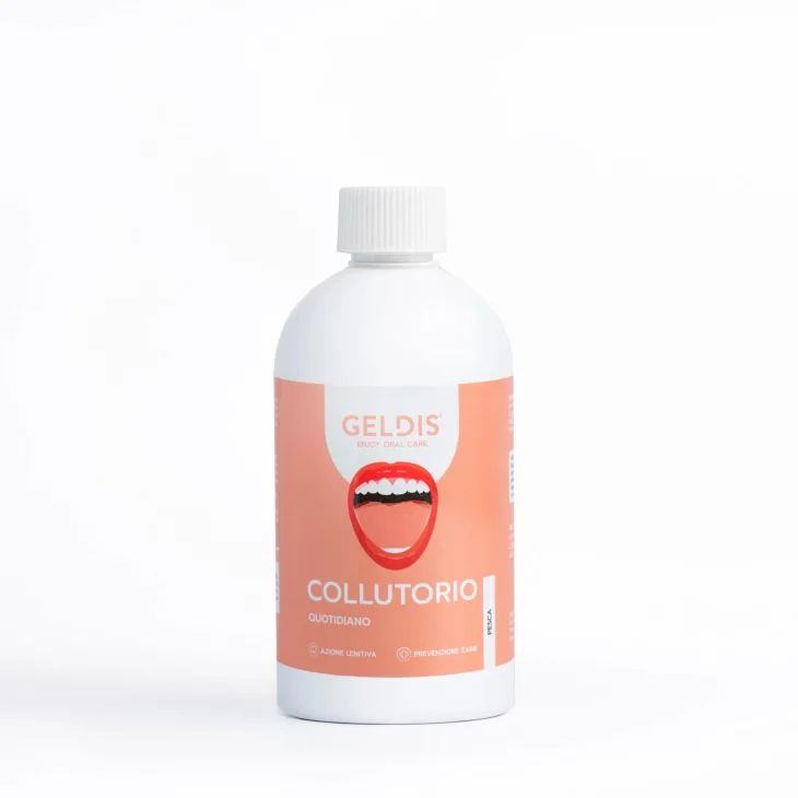 Geldis Collutorio Quotidiano Aroma Pesca 500 ml Geldis Collutorio Quotidiano Aroma Pesca 500 ml