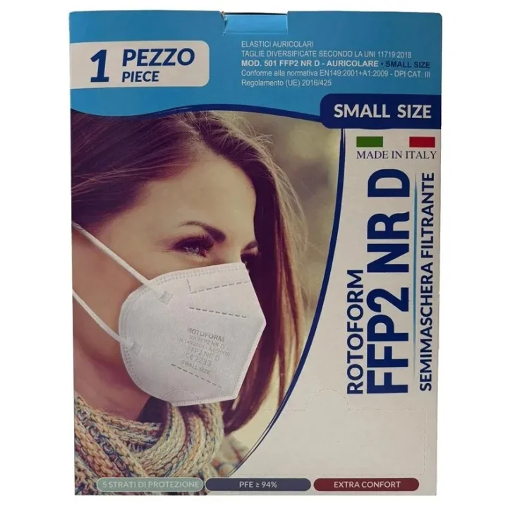 Rotoform FFP2 NR D Semimascherina Filtrante Auricolare Taglia S