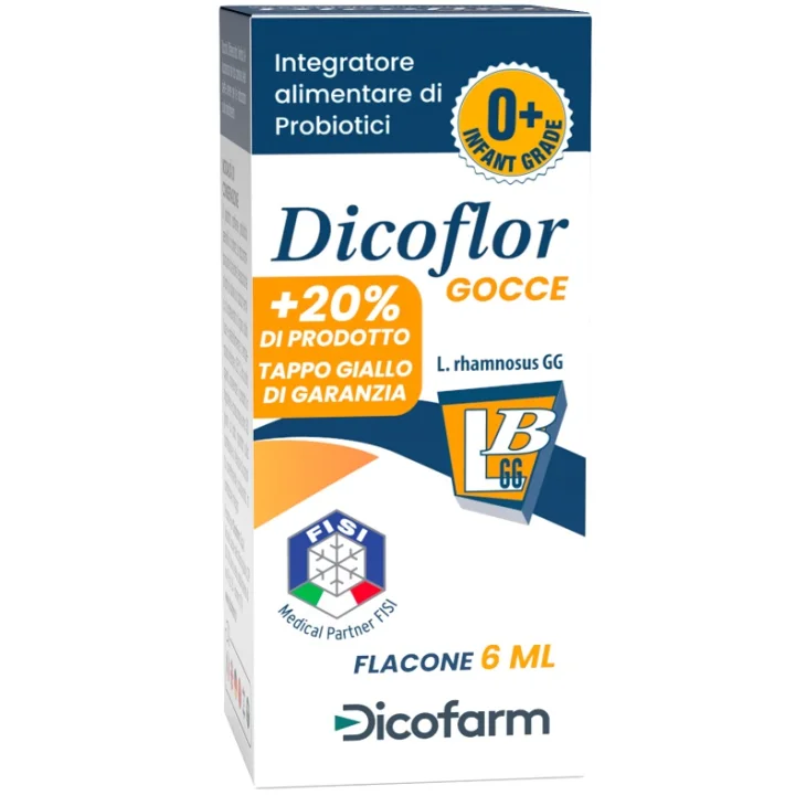 Dicoflor Gocce Integratore alimentare di probiotici L. rhamnosus GG 6 ml