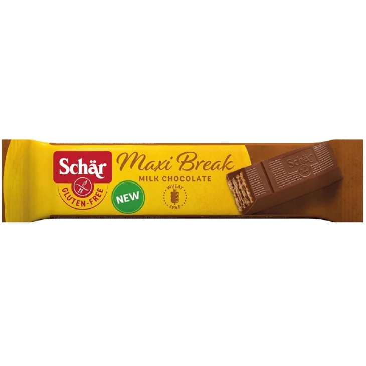 Schar Maxi Break Barretta al Cioccolato al Latte 38 g