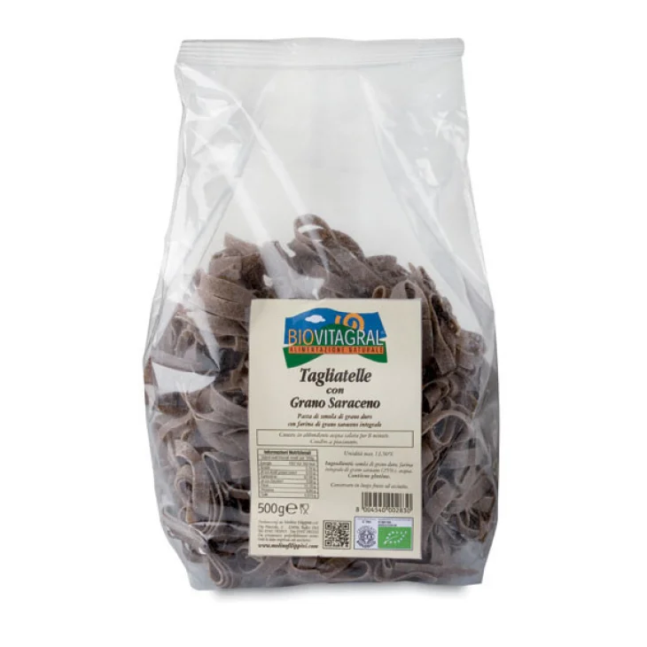 Biovitagral Tagliatelle con Grano Saraceno Biologiche Integrali 500g