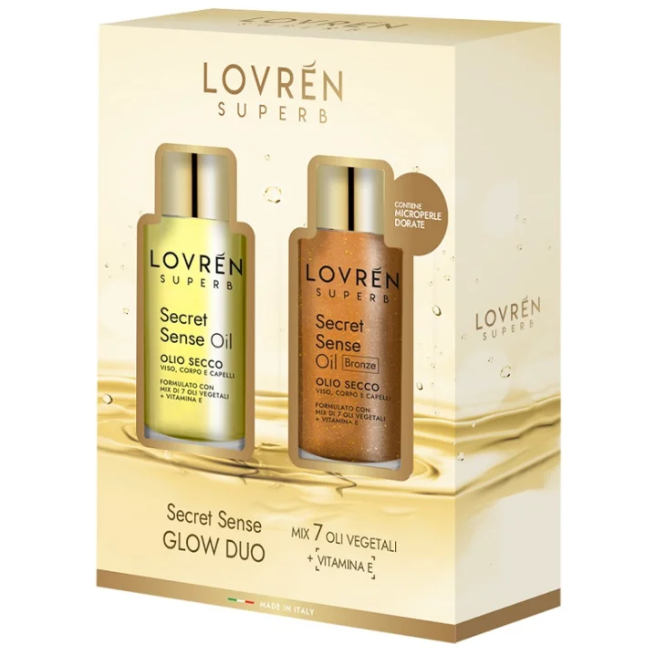 Lovren Secret Sense Glow Duo Cofanetto Olii Multifunzionali