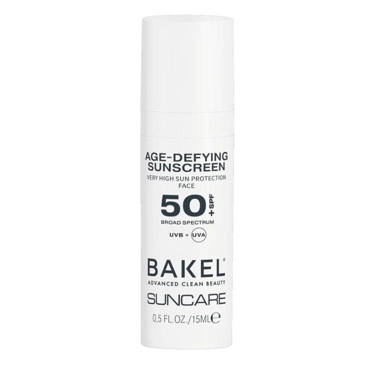 Bakel Age Defying Sunscreen SPF50+ Crema Solare Viso Anti-Età 15 ml