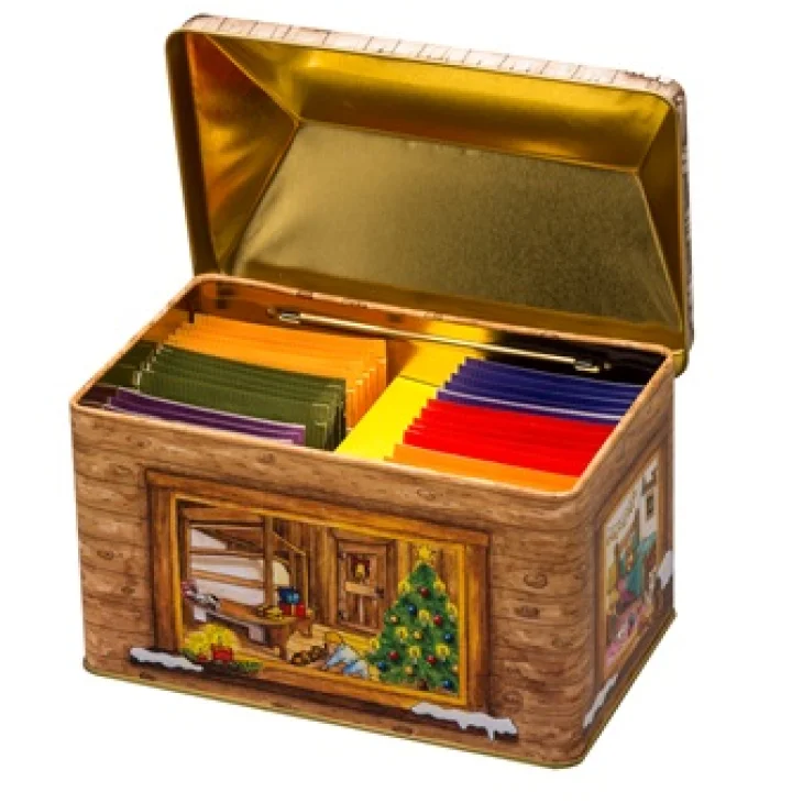 Viropa Tea Box Baita Natale Cofanetto Regalo 30 bustine assortite Viropa Tea Box Baita Natale Cofanetto Regalo 30 bustine assortite