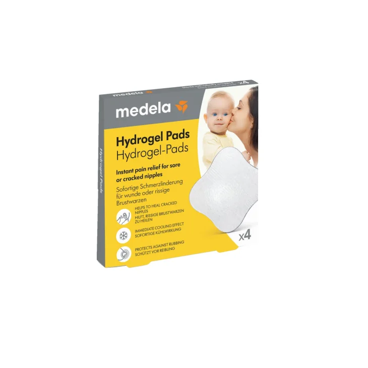 Medela Hydrogel Pads Cuscinetti per Allattamento al Seno Sollievo Immediato 4 pezzi Medela Hydrogel Pads Cuscinetti per Allattamento al Seno Sollievo Immediato 4 pezzi