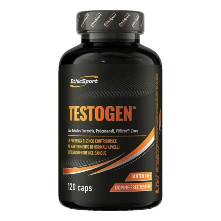 Ethicsport Testogen Integratore Tonico Antiossidante Testosterone 120 Capsule