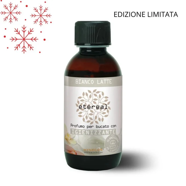 Etereal Profumo Per Bucato Igienizzante Bianco Latte 200 ml Etereal Profumo Per Bucato Igienizzante Bianco Latte 200 ml