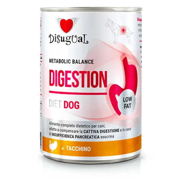 Disugual Dog Digestion Alimento Secco Digestivo per Cani Gusto Sogliola 400g