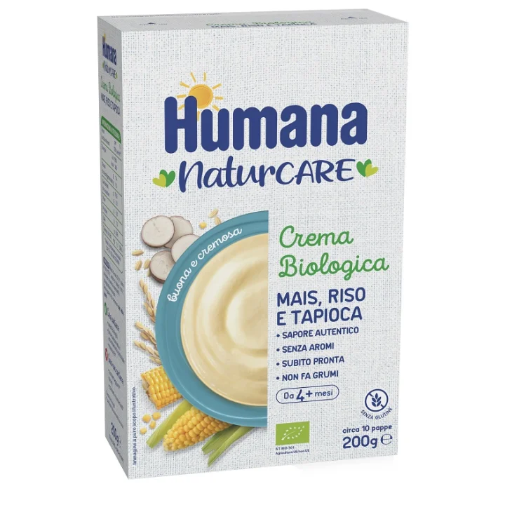 Humana Crema Mais Riso e Tapioca Bio 200 g Humana Crema Mais Riso e Tapioca Bio 200 g