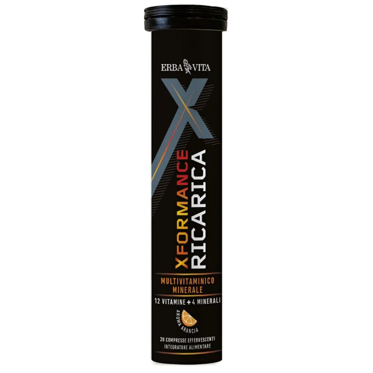 Erba Vita Xformance Ricarica Integratore Multivitaminico 20 compresse effervescenti