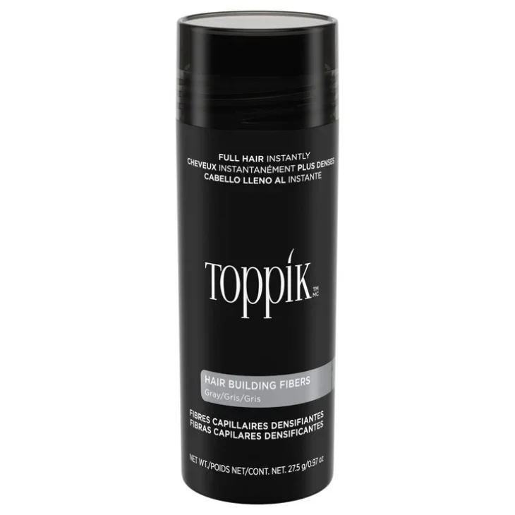 Toppik Hair Building Fibers Fibre di Cheratina per Capelli Colore Gray 27,5 g