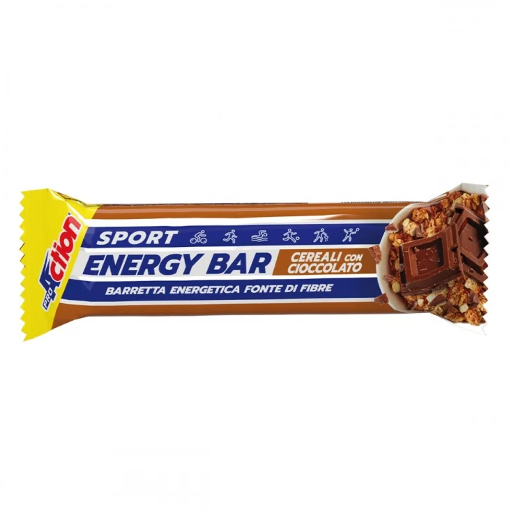 ProAction Energy Bar Barretta Energetica ai Cereali Gusto Cioccolato 45 g