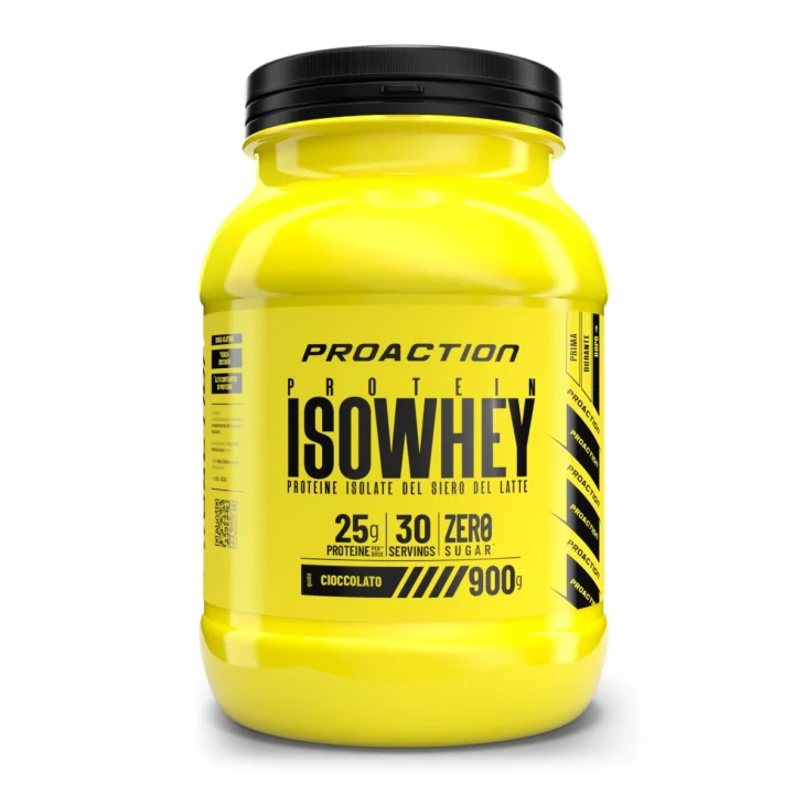 ProAction Fit Isowhey Integratore di Proteine Isolate Gusto Chococaff&egrave; 900 g