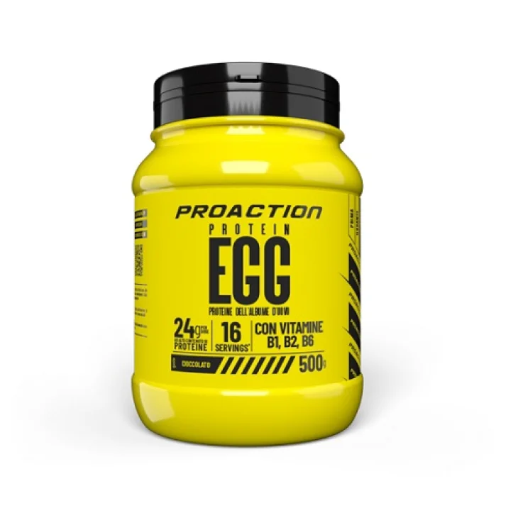ProAction Fit Protein Egg Integratore di Proteine Gusto Cioccolato 500 g