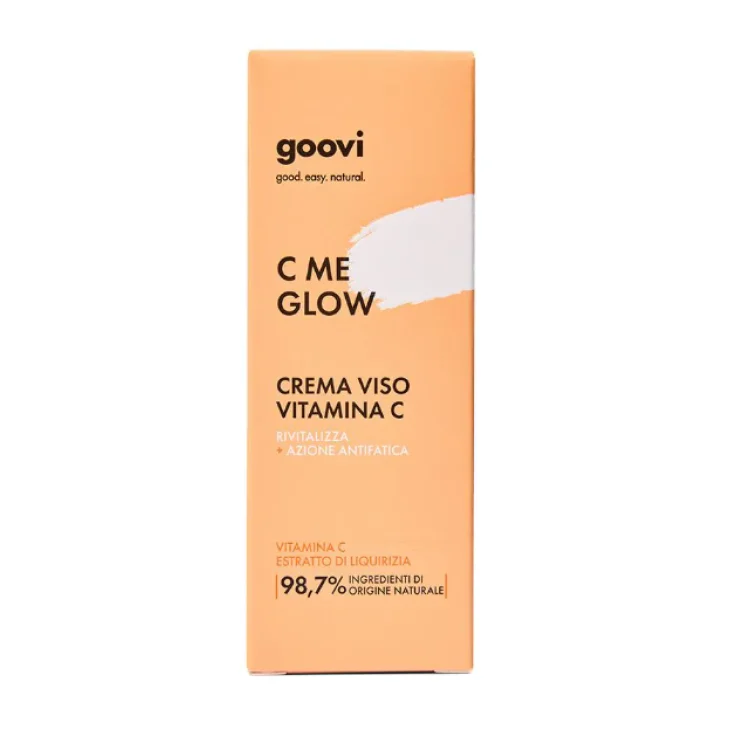 Goovi C Me Glow Crema Viso Rivitalizzante ed Energizzante Vitamina C 50 ml Goovi C Me Glow Crema Viso Rivitalizzante ed Energizzante Vitamina C 50 ml