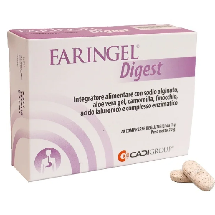 Faringel Digest Integratore per Digestione e Benessere dello Stomaco 20 compresse