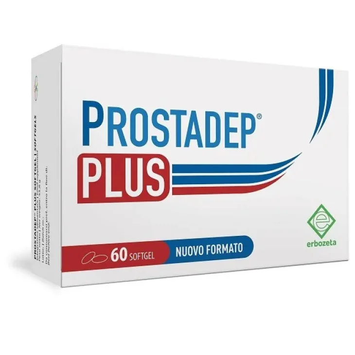 Erbozeta Prostadep Plus Integratore Prostata e Capelli Serenoa e Licopene 60 Softgel